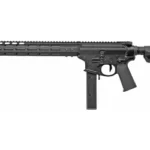 NOVESKE GEN4 9MM 16-inch 32RD MLOK BLK black rifle, right-side view with long handguard and magazine