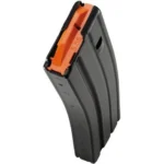 C Products Defense Inc. DuraMag 30rd BODY LIMITED TO 10rd 223/5.56 SS Org/Blk magazine