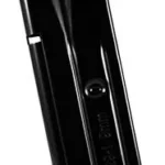 Mec-Gar Handgun Magazine Sig Sauer P229-1, angled front view of a black metal magazine