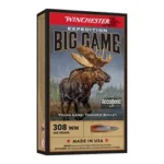 Winchester Ammunition WIN 308WIN 168GR ACCUBOND LR 20/200 box, front view with elk artwork