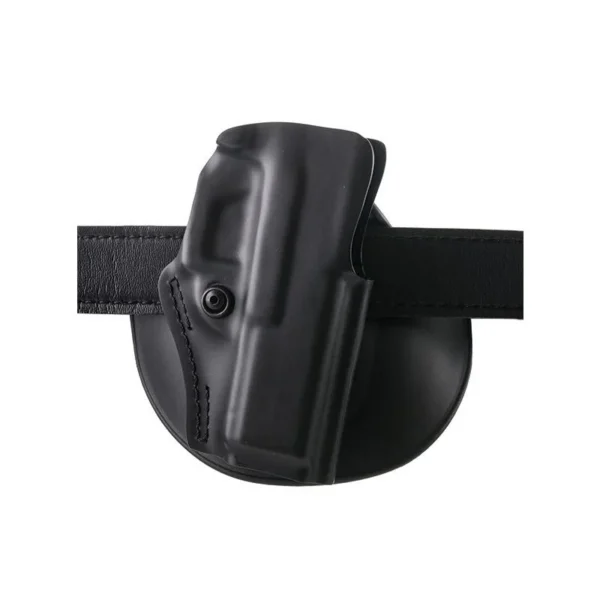 Safariland 5198 Open Top Paddle/Belt for Glock 19, black holster with belt attachment