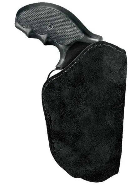Safariland S&W J Frame Inside-the-Pocket Holster, black front view with revolver grip visible