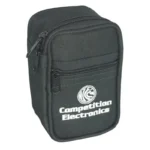 Competition Electronics Pocket Pro Carrying Case, black zippered case with front pocket and white logo