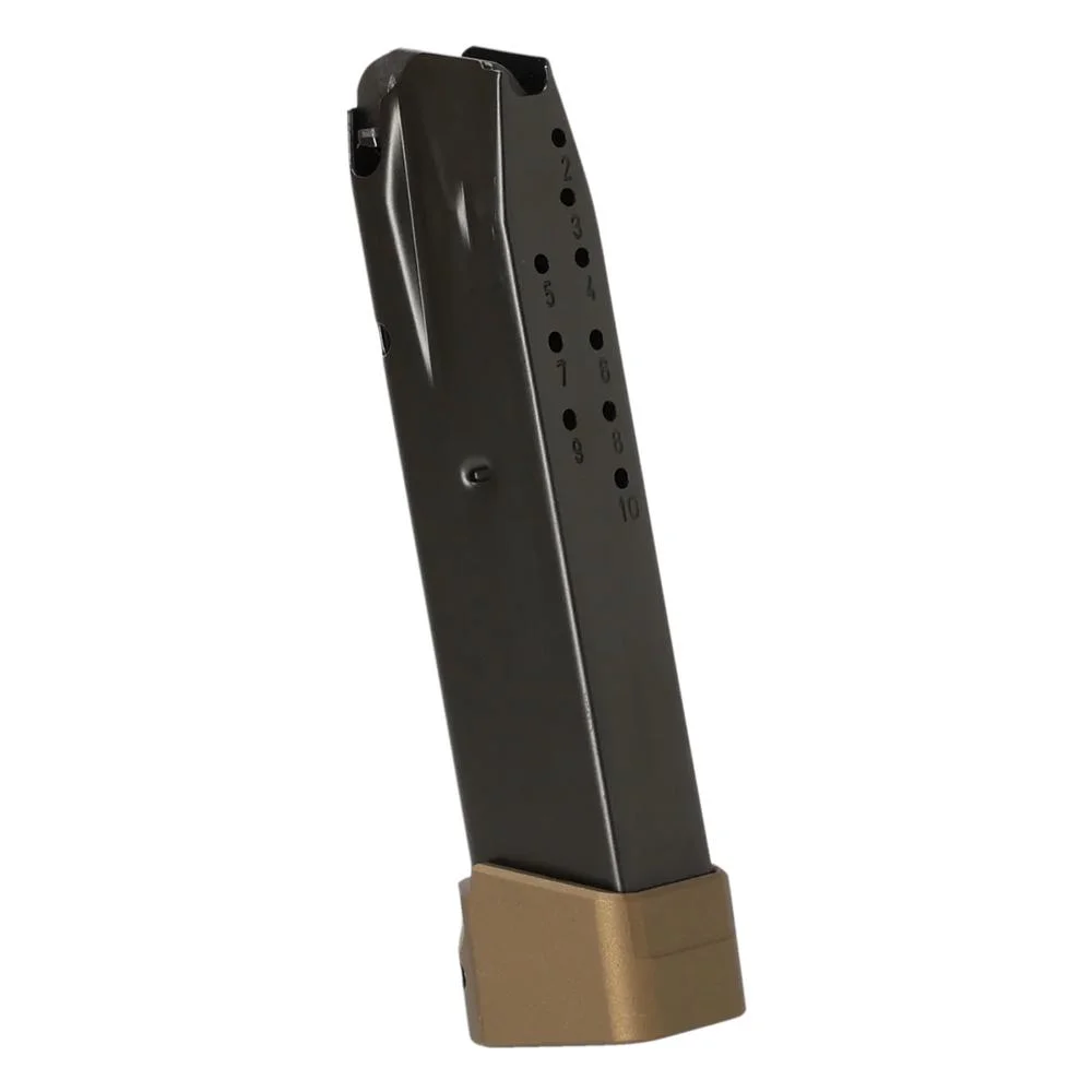 primary-41451 Century Arms Canik Full Size Handgun Magazine with TTI Baseplate Bronze 9mm Luger 10/rd