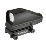 Truglo Tru-Brite Multi-Reticle Dual Color Open Red Dot Sight 24x34mm Window Black