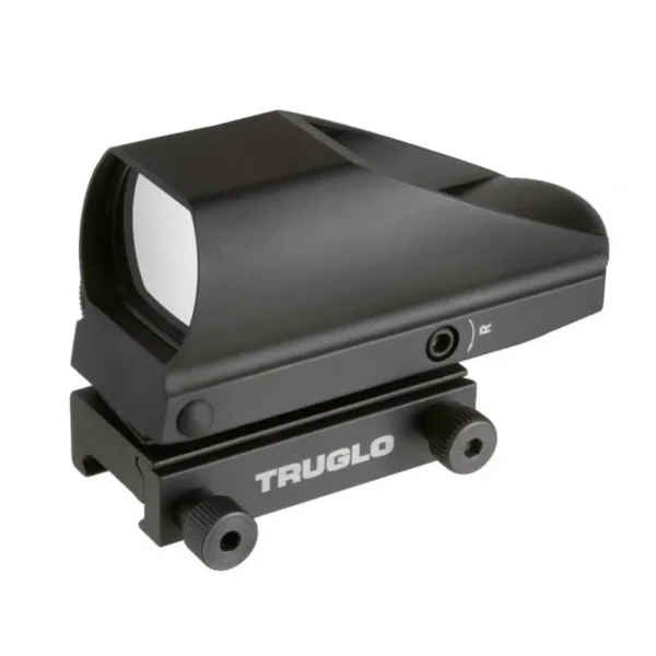 Truglo Tru-Brite Multi-Reticle Dual Color Open Red Dot Sight 24x34mm Window Black