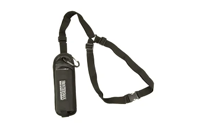 SABRE 3-IN-1 Bear Spray Holster black cylindrical holster with adjustable shoulder strap