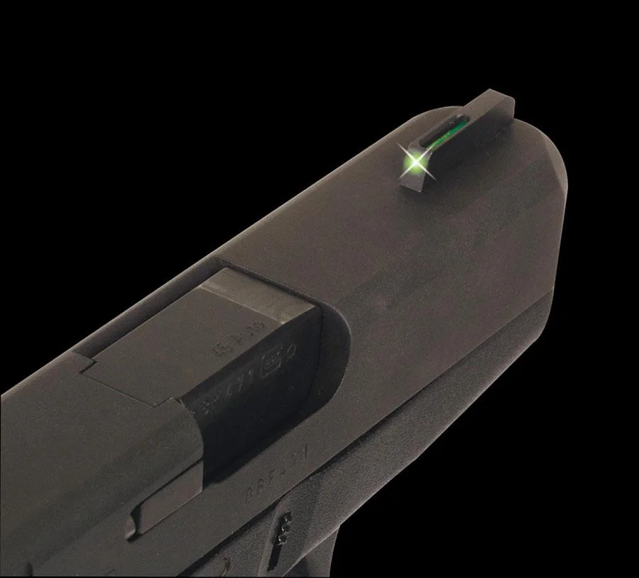 primary-41490 Truglo TFO Tritium/Fiber-Optic Day/Night Sights Fit Ruger LC9 / 9s / 380 - Front Green/Rear Green