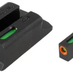 Truglo TFX Pro Tritium/Fiber-Optic Day/Night Sights Fit Ruger SR9|Ruger SR9C|Ruger SR40|Ruger SR40C|Ruger SR45 - Orange
