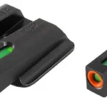 Truglo TFX Pro Next Gen Tritium & Fiber Optic Xtreme Handgun Sight - Ruger LC9|Ruger LC9s|Ruger LC380 - White Orange