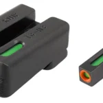 Truglo TFX Pro Tritium/Fiber-Optic Day/Night Sights Fit Kimber 1911 models w/ FIXED REAR SIGHT - Orange Outline Front/Rear
