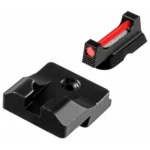 Truglo Red Fiber Optic Front Sight for Pro CZ Shadow, black base with red fiber rod
