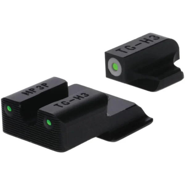 TRUGLO TRIT PRO S&W EZ 9MM SET WHT
