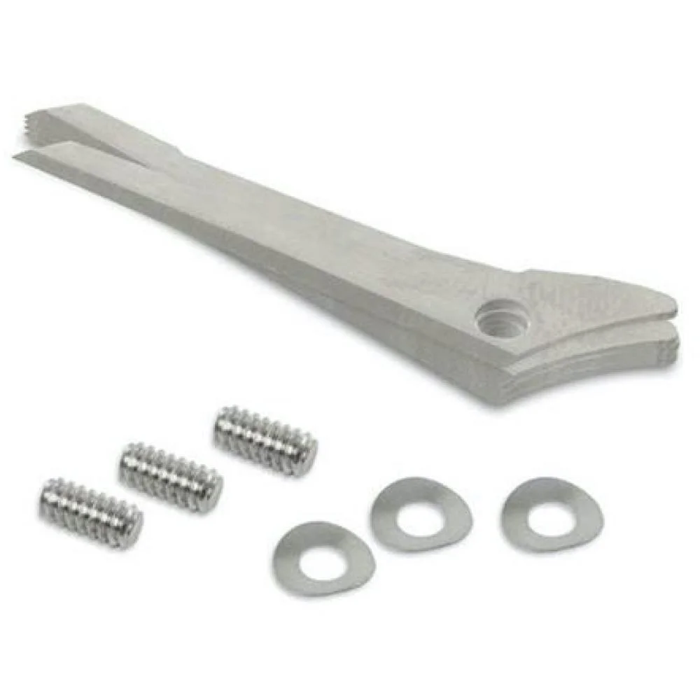 primary-41601 Truglo Replacement Blade Large Game set, silver blade with screws and washers