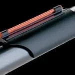 Truglo .410 ga Green Glo-Dot II Universal, black sight with red fiber optic mounted on barrel