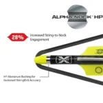 Tenpoint Crossbow Technologies Tenpoint Pro Elite 400 Carbon Arrows 20" w/ Alpha-Nock HP .003" 6/pk