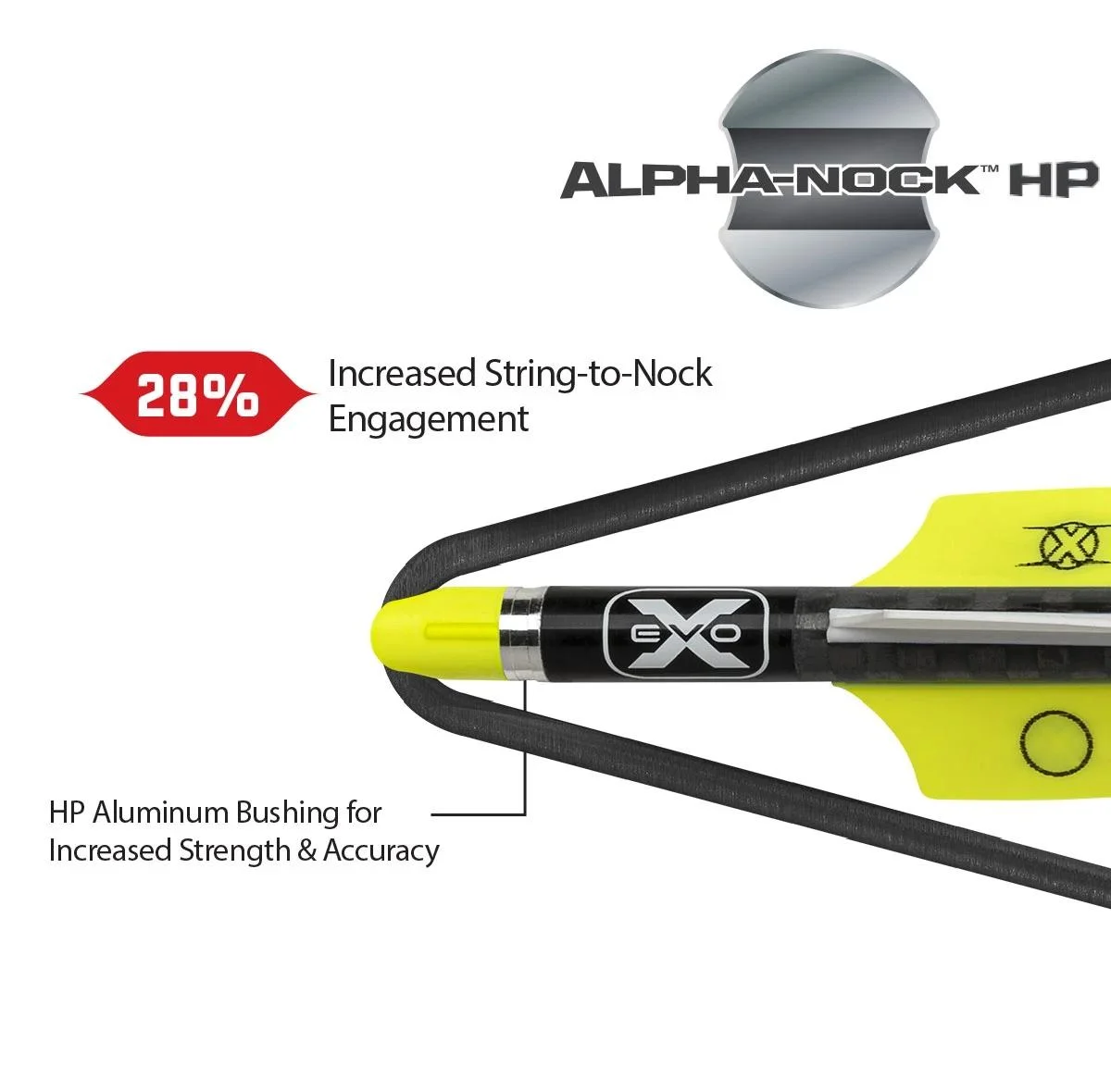 primary-41658 Tenpoint Crossbow Technologies Tenpoint Pro Elite 400 Carbon Arrows 20" w/ Alpha-Nock HP .003" 6/pk