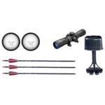 Tenpoint Crossbow Technologies Tenpoint TRX 26 Compact Reverse-Draw Crossbow ACUslide MAXX RangeMaster 100 Scope Black