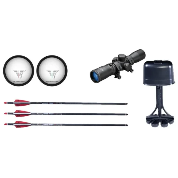 Tenpoint Crossbow Technologies Tenpoint TRX 26 Compact Reverse-Draw Crossbow ACUslide MAXX RangeMaster 100 Scope Black