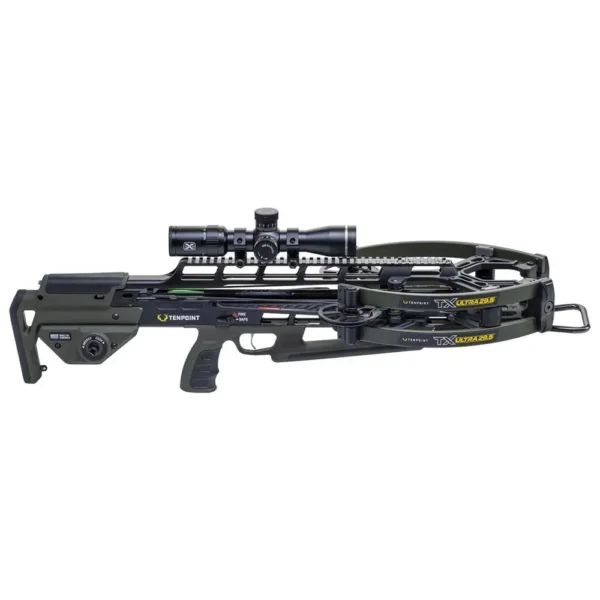 Tenpoint Crossbow Technologies Tenpoint TX Ultra 29.5 Crossbow ACUslide MAXX Moss with EVO-X Elite Scope