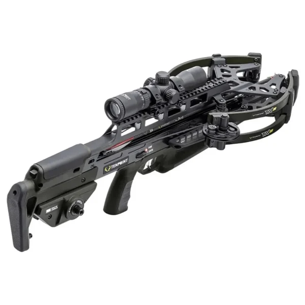 Tenpoint Crossbow Technologies Tenpoint TX 28 Crossbow ACUslide MAXX RangeMaster 100 Black Scope