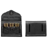 Desantis Leather Goods Co. DeSantis 2x2x2 Cartridge Pouch for Most .38/.357 Cal Black Ambi