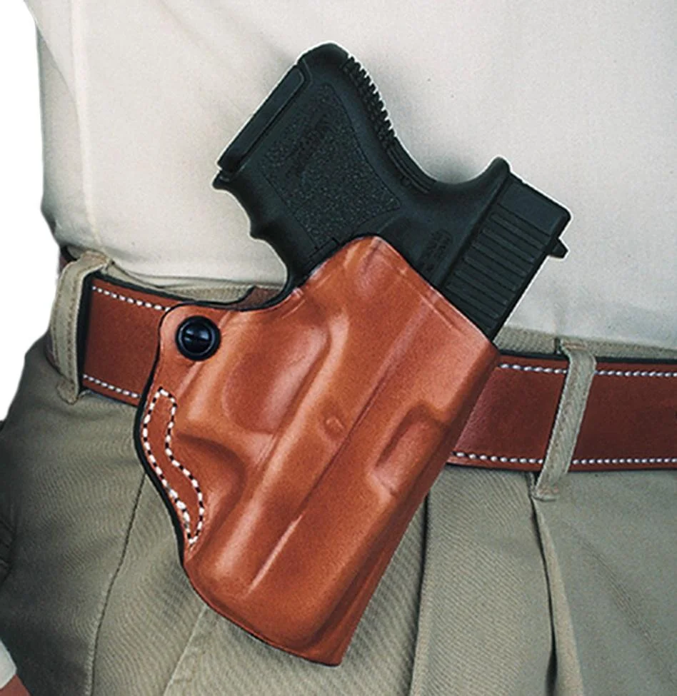 primary-41785 Desantis Leather Goods Co. DeSantis Style 019 Mini Scabbard S&W M&P Shield 9/40 Tan RH