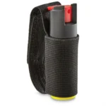 Personal Security Products Jogger Unit Pepper Spray, black canister in elastic strap holder