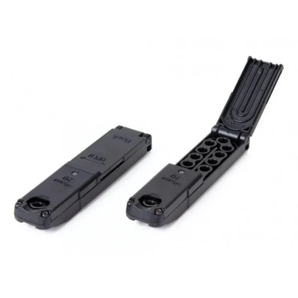 Sig Sauer AIRGUN M17 rotary belts, two black belt housings, one open to show rotary belt