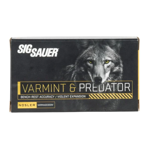 Sig Sauer Varmint & Predator Rifle Ammunition 243 Win 70 gr PT 20/ct