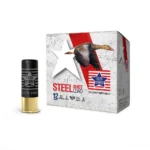 PPU Stars & Stripes Steel Shotshell, white retail box with red and blue graphics and one shell