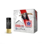 TRZ Trading Inc. PPU Stars & Stripes Steel Shotshell, shell beside white patriotic box
