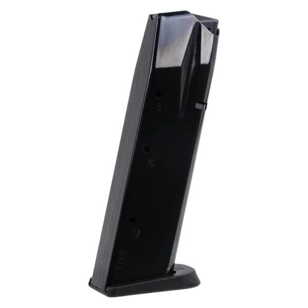 Italian Firearms Group Tanfoglio Standard Small Frame Handgun Magazine, black angled view