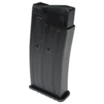 Chiappa Charles Daly AR-12S Shotgun Magazine, black magazine viewed from the front and side