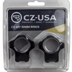 Cz-Usa Firearms CZ Rings 457 455 30mm 11mm Dovetail Aluminum Base Height 0.575"