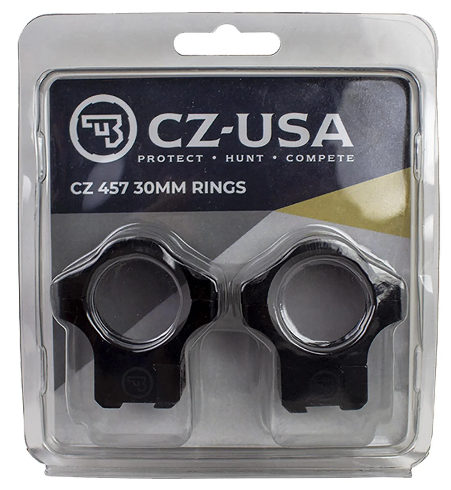 primary-42002 Cz-Usa Firearms CZ Rings 457 455 30mm 11mm Dovetail Aluminum Base Height 0.575"
