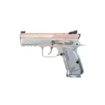 Cz-Usa Firearms CZ Shadow 2 Compact Optic Ready Rose Handgun 9mm Luger 15rd Magazines(2) 4" Barrel Silver Aluminum Grip