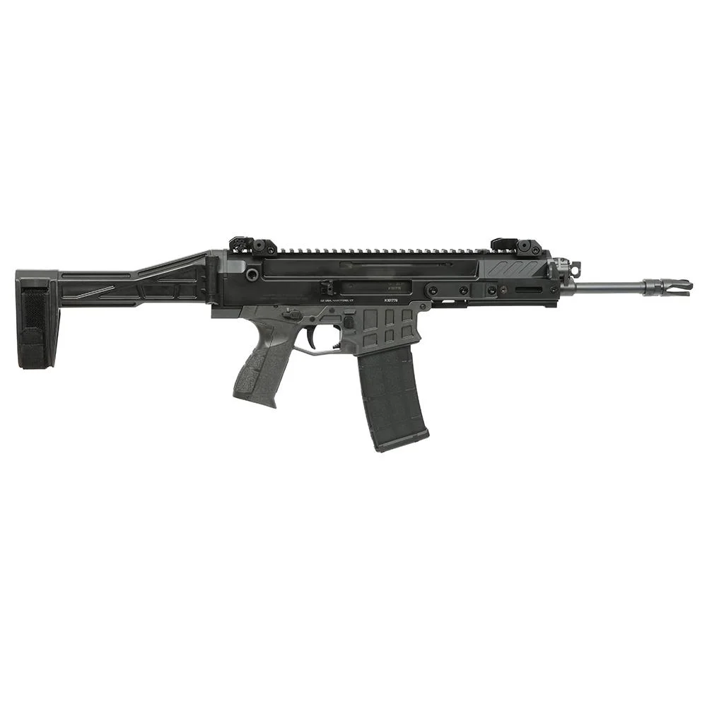 primary-42009 Cz-Usa Firearms CZ USA Bren 2 MS, black right-side view with brace, box magazine and top rail