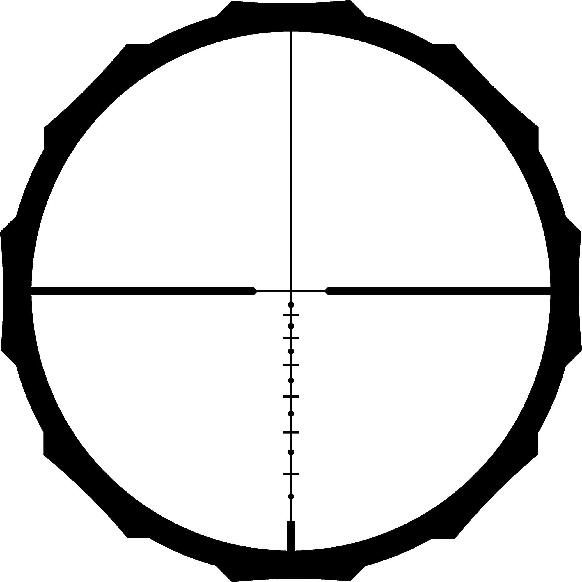 primary-42090 Crimson Trace Corporation Crimson Trace Hardline Rifle Scope - 4-16x42mm 30mm SFP BDC LONG RANGE