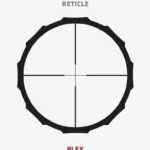 Crimson Trace Brushline Pro Rifle Scope black Plex reticle view with fine crosshairs