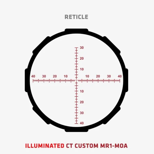 Crimson Trace Corporation Crimson Trace Hardline Pro Rifle Scope - 4-16x50mm 30mm FFP MR1-MOA Illum