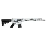 10 Ring GLFA .223 Wylde Rifle .223 Wylde 30rd Magazine 16" Threaded Barrel Snow Camo Stainless Steel with 15.25" Handguard