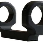 Dnz Products Remington 700 Short Action High Mount, black one-piece mount in side view