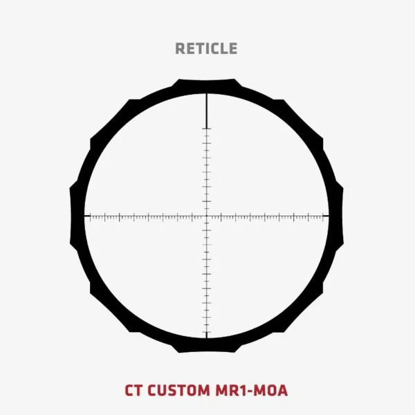 Crimson Trace Corporation Crimson Trace Hardline Rifle Scope - 3-9x40mm 1" SFP MR1-MOA