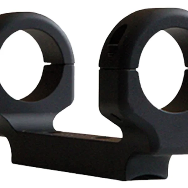Dnz Products LLC Remington 700 Short Action medium mount, black one-piece dual-ring mount