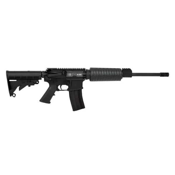 Diamondback DB15 USB Lite Rifle, black right-side view with adjustable stock, magazine and rail