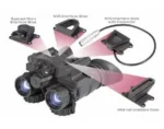 AGM Global Vision AGM NVG-40 NL1 Dual Tube Green Phosphor Night Vision Goggle/Binocular