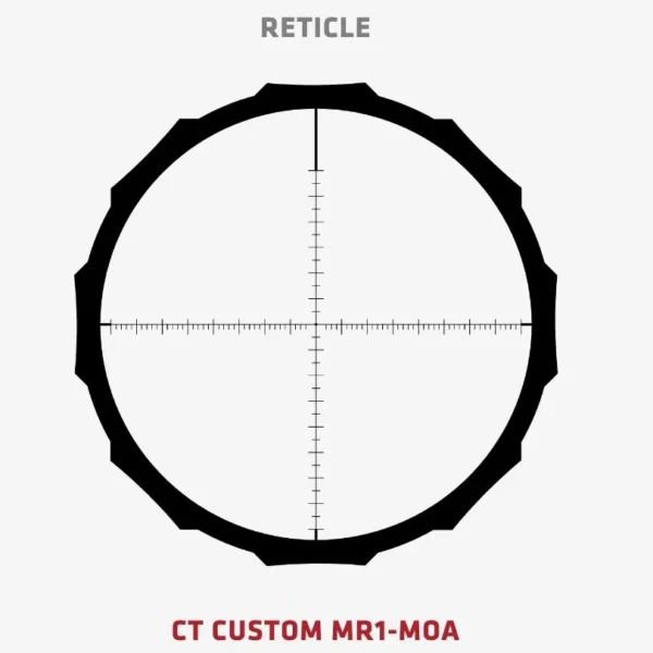 Crimson Trace Corporation Crimson Trace Hardline Pro Rifle Scope - 5-20x50mm 30mm SFP MR1-MOA