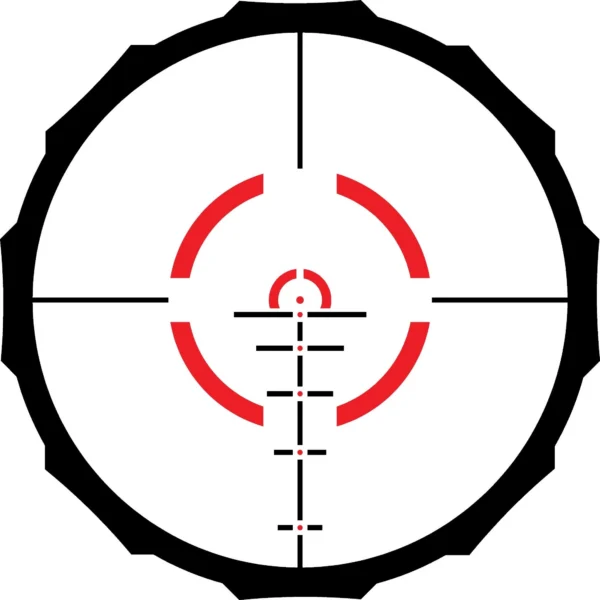 Crimson Trace Corporation Crimson Trace Hardline Pro Rifle Scope - 1-6x24mm 30mm SFP Competition Etched Illum