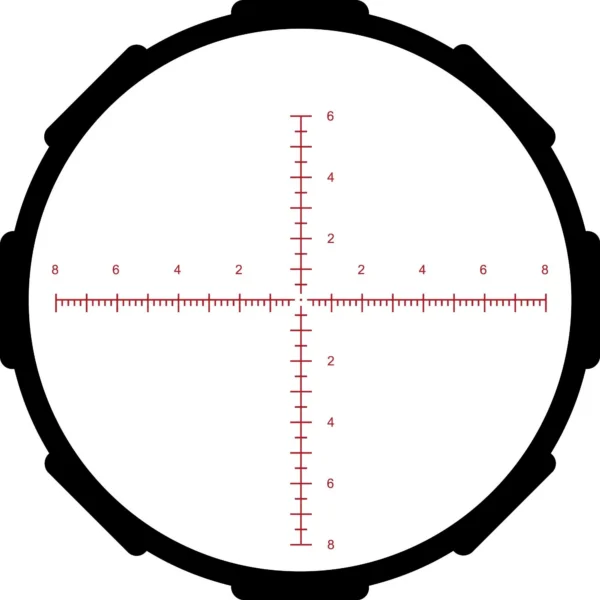 Crimson Trace Corporation Crimson Trace Hardline Pro Rifle Scope - 6-24x50mm 30mm SFP MR1-MIL Illum